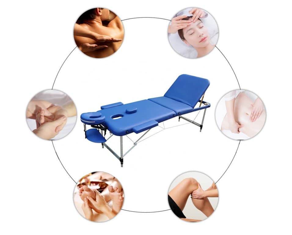 Массажный стол ZENET ZET-1049/L синий купить недорого на